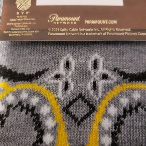 Yellowstone Train Station Crew Socks 2 Pair Men's (6-12 Shoe Size) NEW - Picture 4 of 5